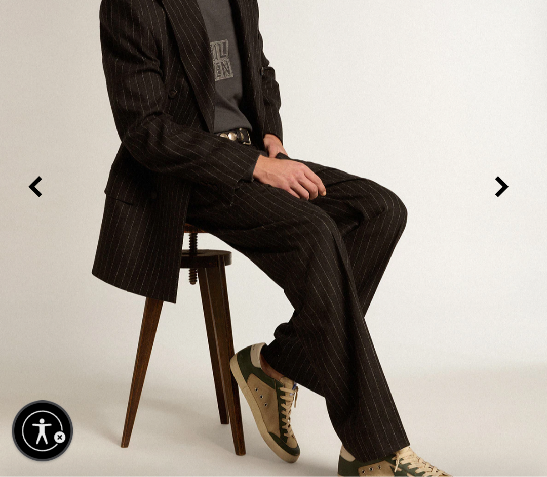 Golden goose Super-Star Uomo verde con stella in nappa - Imagen 3
